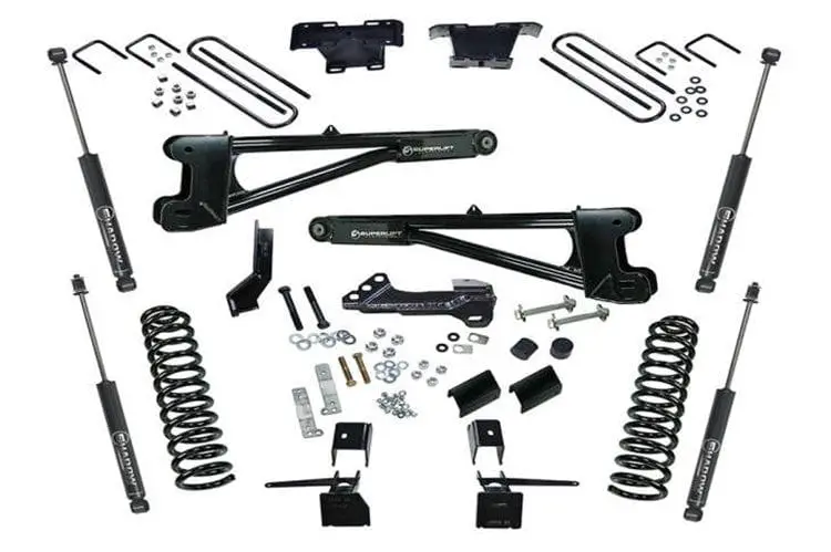 Superlift K165 2017-2022 Ford F250/F350 Super Duty 4Wd 4" Radius Arm Diesel Lift Kit With Sl Shocks 1