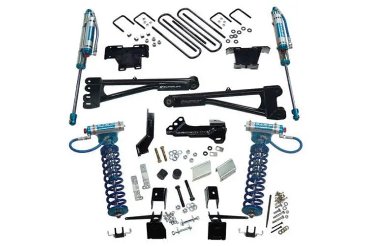 Superlift K165kg 2017-2022 Ford F250/F350 Super Duty 4Wd 4" King Ed Radius Arm Lift Kit With King Coilover & Reservoir Shocks 1