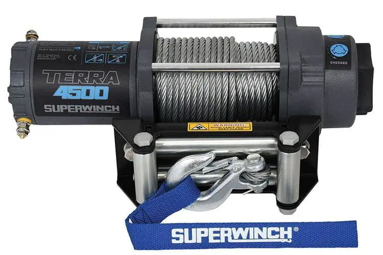 Superwinch 1145260 Terra 4500 Powersports Steel Wire Rope Winch 1