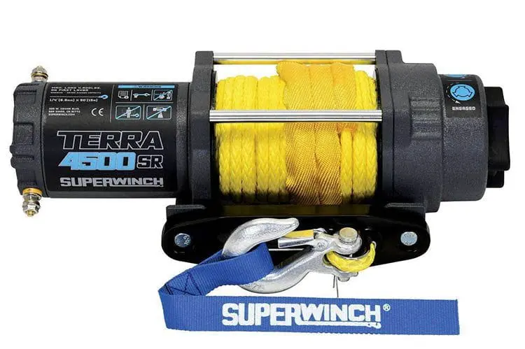 Superwinch 1145270 Terra 4500Sr Powersports Synthetic Rope Winch 1