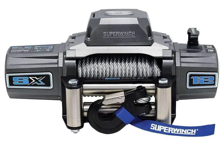 Superwinch 1712200 Sx12 12V 12000 Steel Wire Rope Winch 1