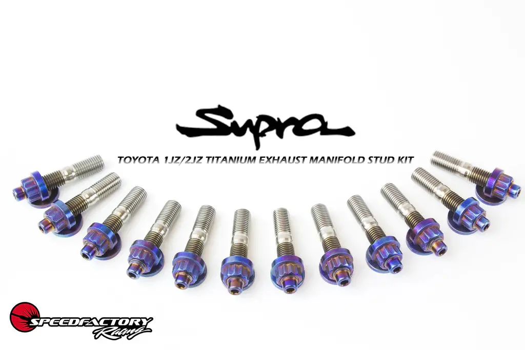 Speedfactory Racing Titanium Exhaustmanifold Stud Kit - 93-98 Supra 1