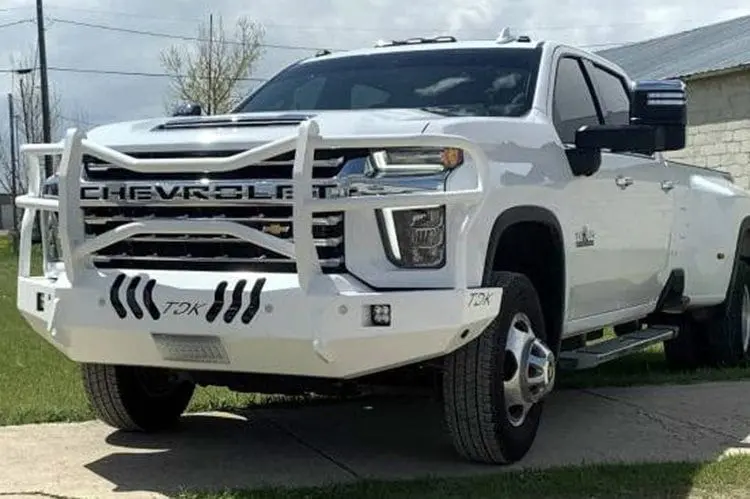 Throttle Down Kustoms Bgrmach Chevy Silverado 2500Hd/3500Hd 2001-2025 Front Bumper Mayhem Guard 1