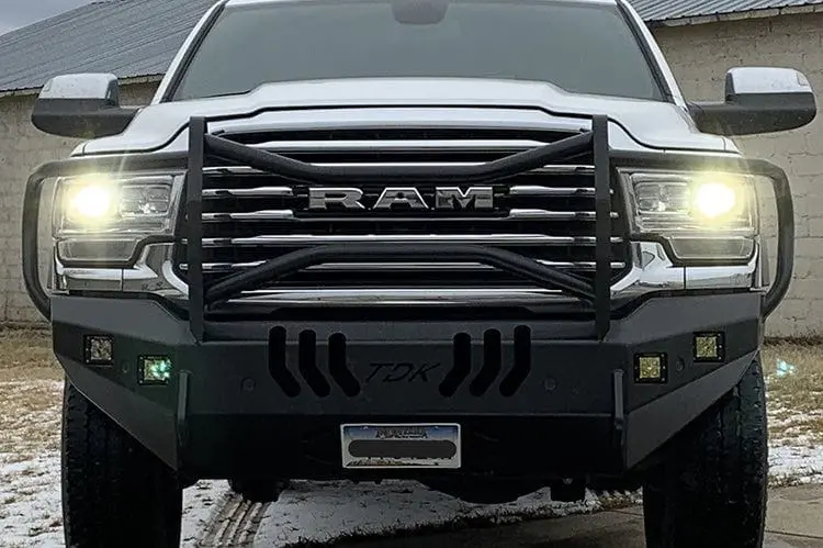 Throttle Down Kustoms Bgrmad Dodge Ram 4500/5500 1994-2024 Front Bumper Mayhem Guard 1
