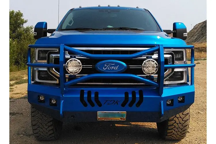 Throttle Down Kustoms Bgrmaf Ford F250/F350 Superduty 1992-2025 Front Bumper Mayhem Guard 1