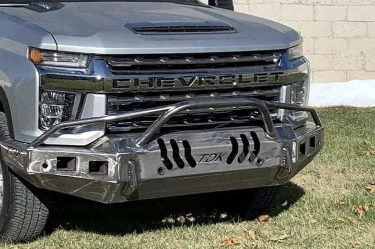 Throttle Down Kustoms Bprech Chevy Silverado 2500Hd/3500Hd 2001-2025 Front Bumper Pre-Runner Bar 1
