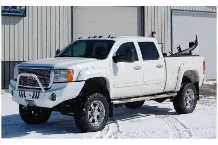 Throttle Down Kustoms Bpushgm Gmc Sierra 2500/3500 2001-2025 Front Bumper Push Bar 1