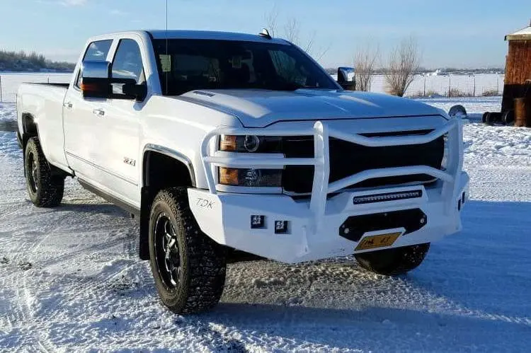 Throttle Down Kustoms Cbuch Chevy Silverado 2500Hd/3500Hd 2001-2025 Cyclone Front Bumper 1