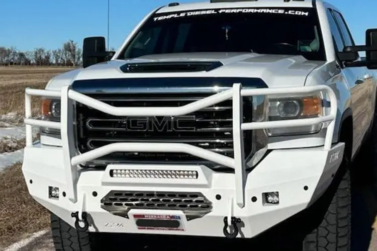 Throttle Down Kustoms Cbugm Gmc Sierra 2500/3500 Hd 2001-2025 Cyclone Front Bumper 1