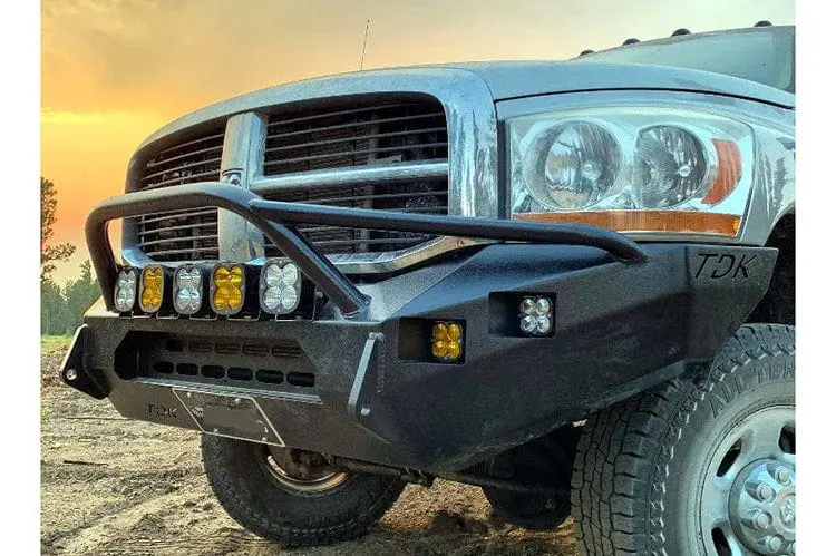 Throttle Down Kustoms Hbud Dodge Ram 2500/3500 1994-2024 Hurricane Front Bumper 1