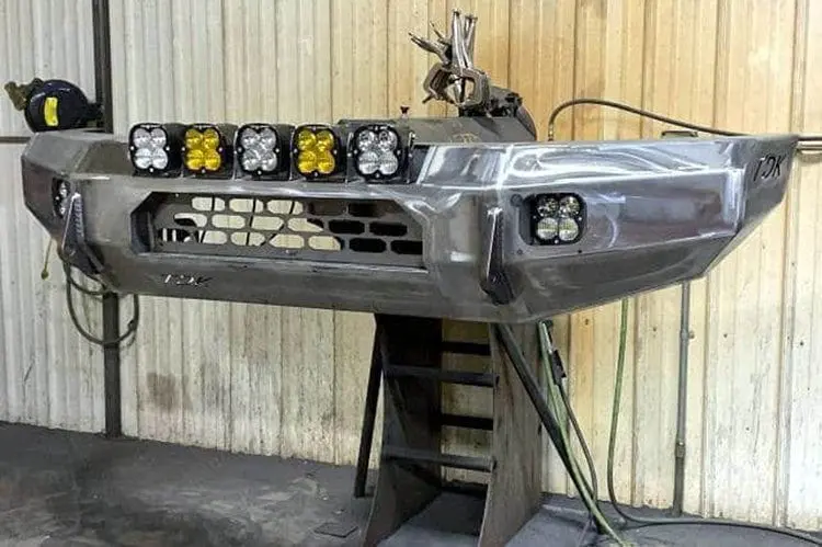 Throttle Down Kustoms Hbugm Gmc Sierra 2500/3500 2001-2025 Hurricane Front Bumper 1