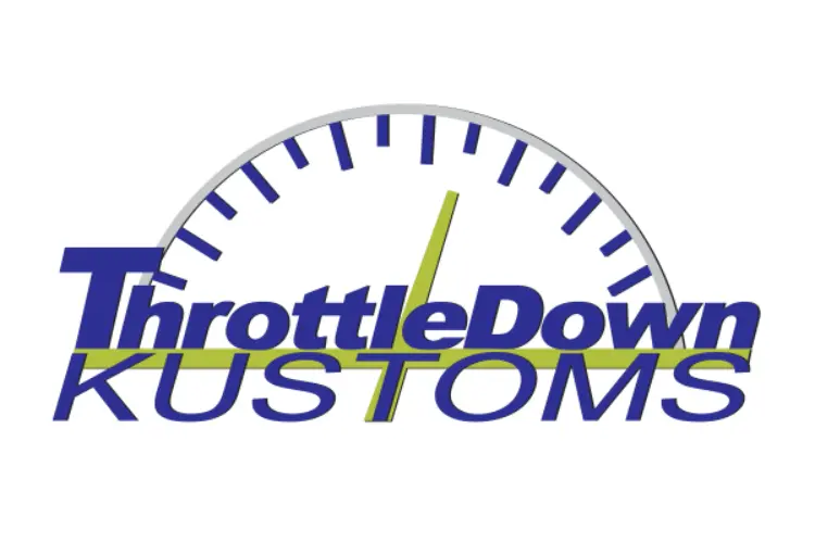 Throttle Down Kustoms Vent Powder Coated White 1