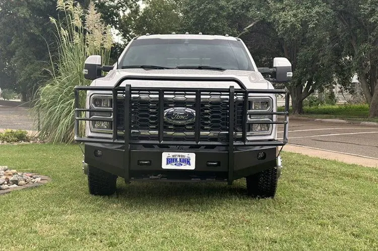 Thunderstruck Custom Front Bumper Tread Elite Series Fsd23-200Ca 2023+ Ford F250/F350 Superduty Compatible With Front View Camera 1