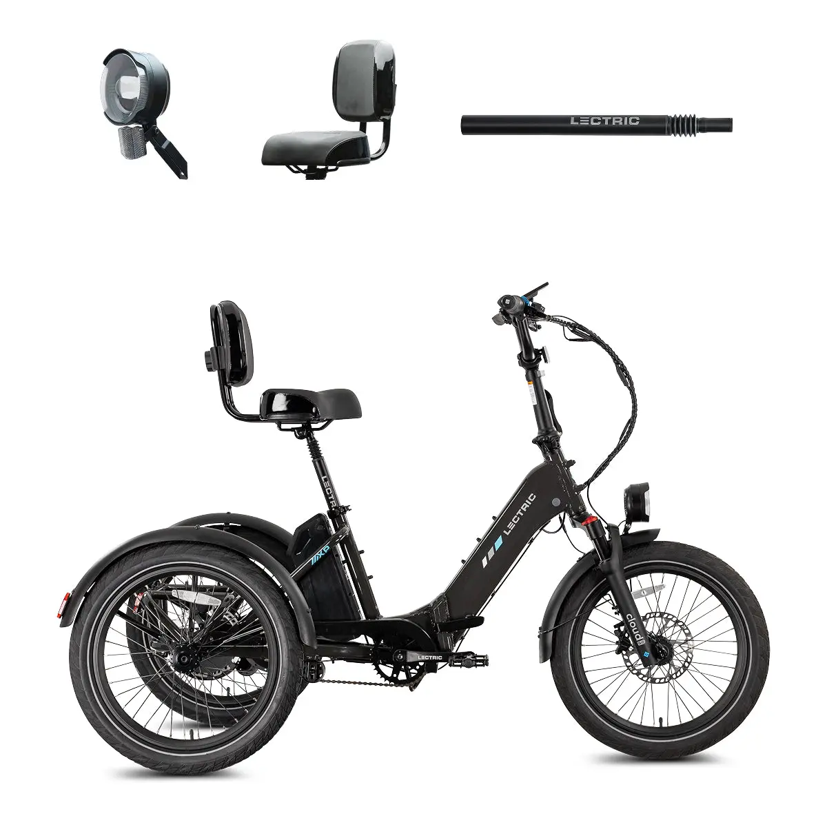 Xp Trike2 Tempest Grey + Free Support Seat, Elite Headlight, Suspension Seat Post ($257 Value) 1