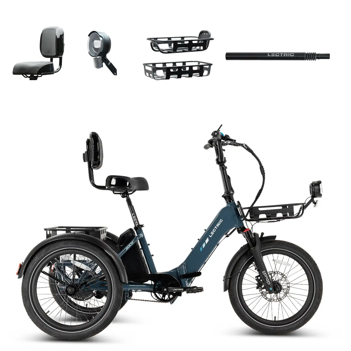 Xp Trike2 750 Dusk Blue + Free Cargo Package, Support Seat, Elite Headlight, Suspension Seat Post ($455 Value) 1