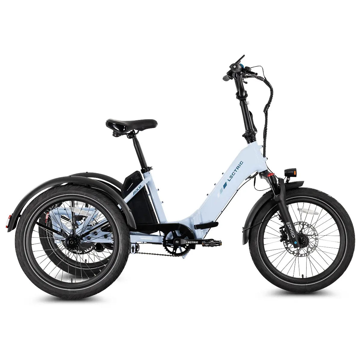 Xp Trike2 750 Glacier Blue + Free Cargo Package, Support Seat, Elite Headlight, Suspension Seat Post, Bike Lock, Mirrors ($558 Value) 2