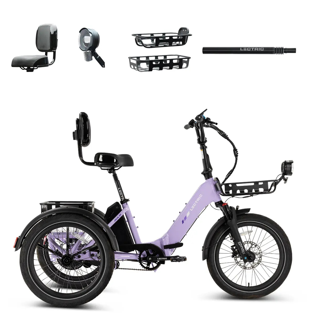 Xp Trike2 750 Lavender Haze + Free Cargo Package, Support Seat, Elite Headlight, Suspension Seat Post ($455 Value) 1