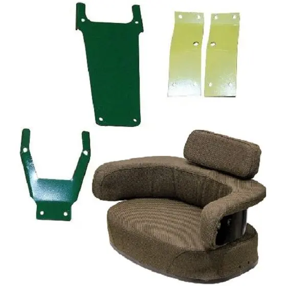 3 Piece Combine Harvester Loader Tractor Seat Cushion Assembly For John Deere 2