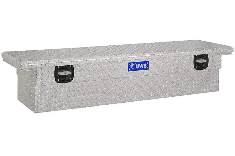 Uws Sl-69-Lp Chevy Silverado 2500Hd/3500Hd 1999-2024 69" Secure Lock Truck Tool Box With Low Profile Bright Aluminum 1
