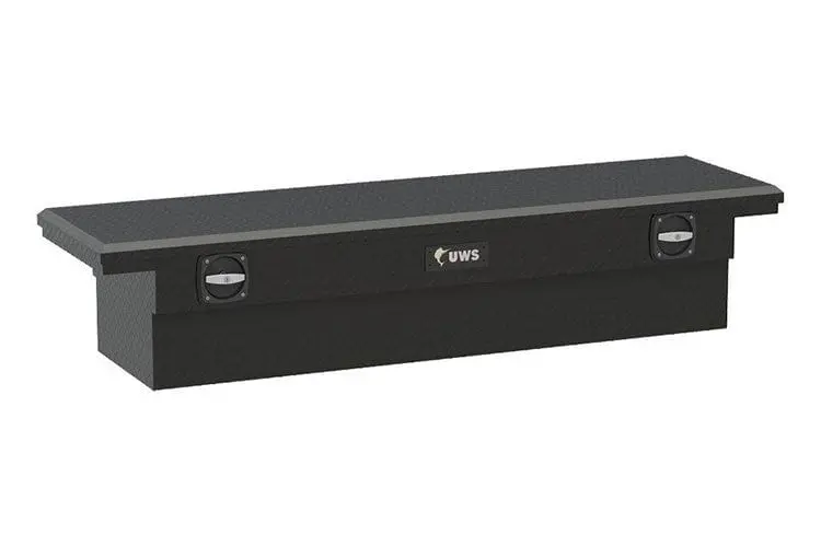Uws Sl-72-Lp-Mb Ford F250/F350/F450 Super Duty 1999-2022 Matte Black 72" Secure Lock Truck Tool Box With Low Profile 1