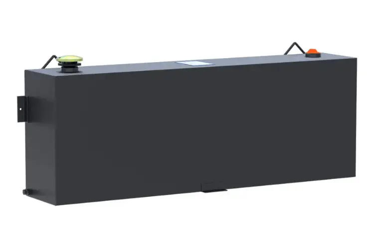 Uws Steel Transfer Tank St-45-R-Mb 1999-2014 Chevy Silverado 2500/3500 Matte Black 45-Gallon Rectangle 1