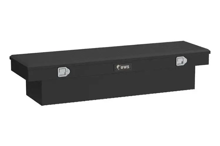 Uws Tbs-69-Mb Gmc Sierra 2500Hd/3500Hd 1999-2023 69" Aluminum Crossover Truck Tool Box Matte Black 1