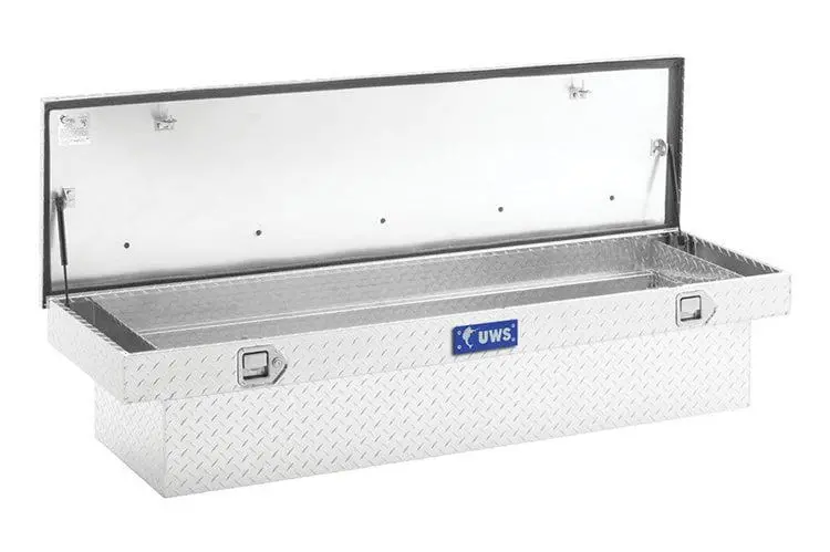 Uws Tbs-72 Ford F250/F350/F450 Super Duty 1999-2022 Bright Aluminum 72" Crossover Truck Tool Box 2