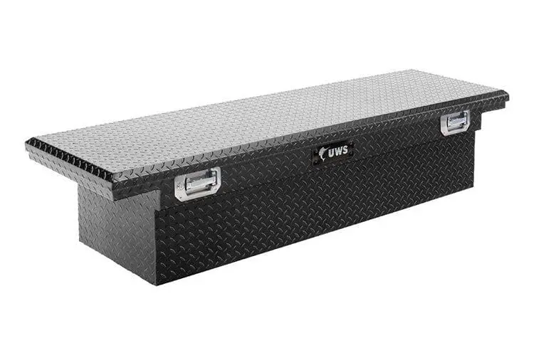 Uws Tbs-72-Lp-Ph-B Ford F250/F350/F450 Super Duty 1999-2022 Gloss Black 72" Pull Handle Truck Tool Box With Low Profile 1