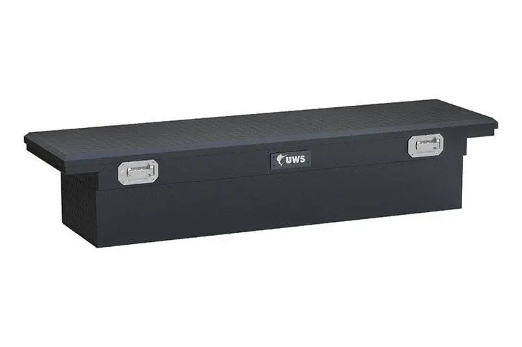 Uws Tbs-72-Lp-Ph-Mb Ford F250/F350/F450 Super Duty 1999-2022 Matte Black 72" Pull Handle Truck Tool Box With Low Profile 1