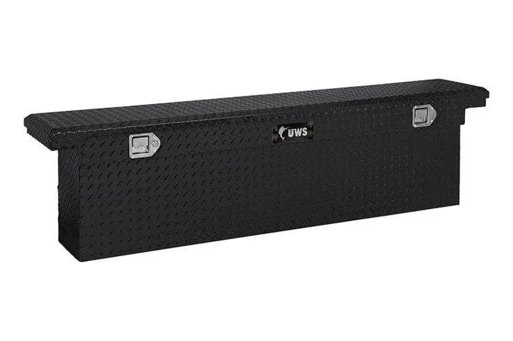 Uws Tbsd-72-Sl-Lp-B Ford F250/F350/F450 Super Duty 1999-2023 Gloss Black 72" Deep Slim Truck Tool Box With Low Profile 1