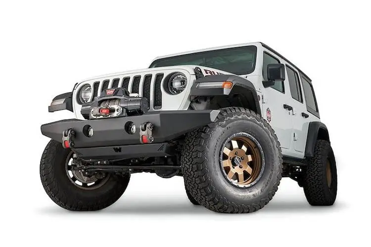 Warn 102145 Jeep Wrangler Jk 2007-2018 Full-Width Crawler Front Bumper Winch Ready 1