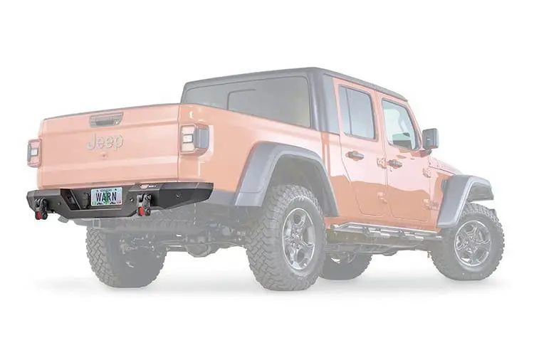 Warn 106300 Jeep Gladiator Jt 2024 Elite Rear Bumper Non Winch 1