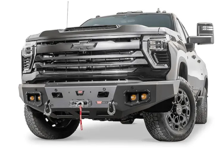 Warn 110912 Chevy Silverado 2500/3500 Hd 2024-2026 Ascent Hd Front Bumper No Grille Guard 1