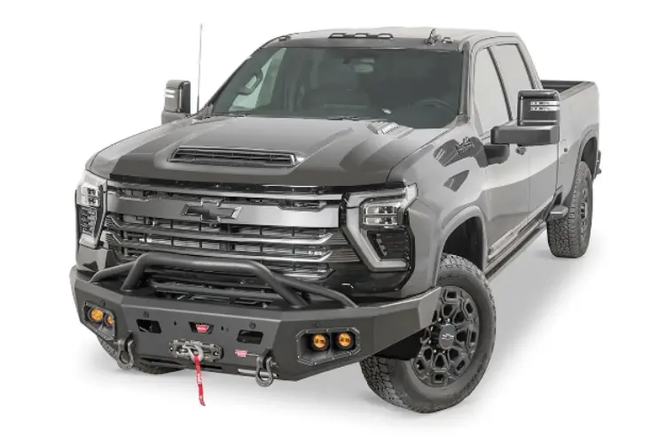 Warn 110914 Chevy Silverado 2500/3500 Hd 2024-2026 Ascent Hd Front Bumper Prerunner Grille Guard 1