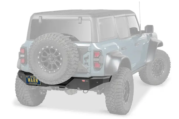 Warn Elite Rear Bumper 111117 2021-2026 Ford Bronco 1