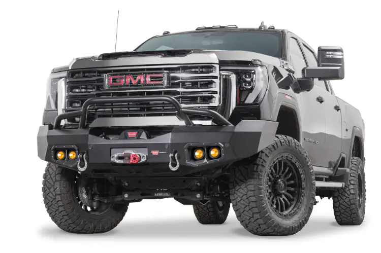 Warn Front Bumper Ascent Pre Runner Grille Guard 110945 2024-2026 Gmc Sierra 2500Hd/3500Hd 1