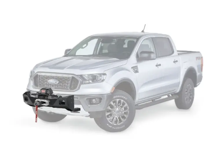 Warn Winch Carrier Kit Trans4mer Gen Iii Mid Frame 107650 2019-2023 Ford Ranger 1