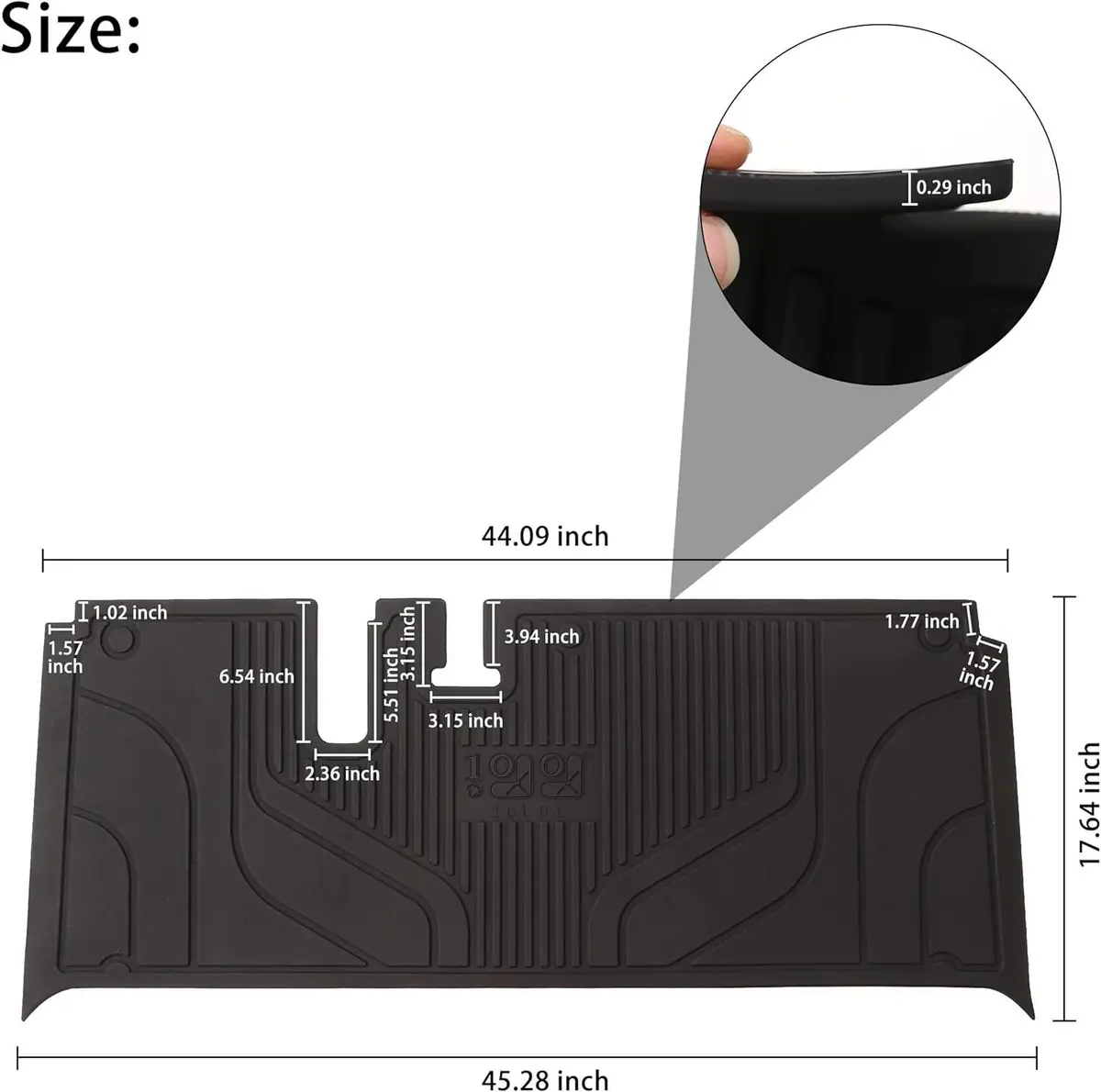 Wear-Resistant Golf Cart Floor Mats Suitable For Yamaha, Ezgo, Club Car - 10L0l 3