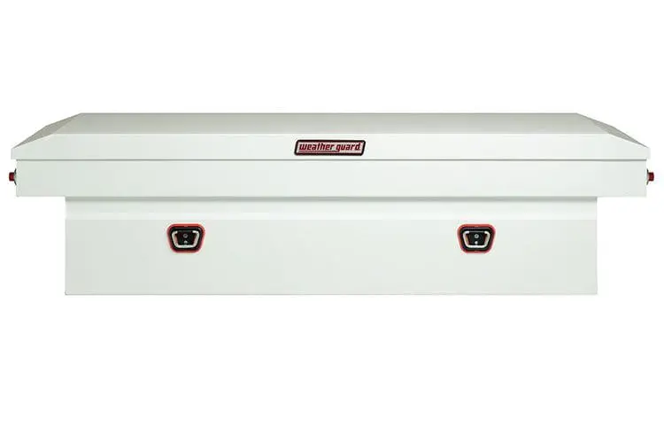 Weather Guard 116-3-04 Dodge Ram 2500/3500 2018-2023 Saddle Box Steel Full Extra Wide White 2