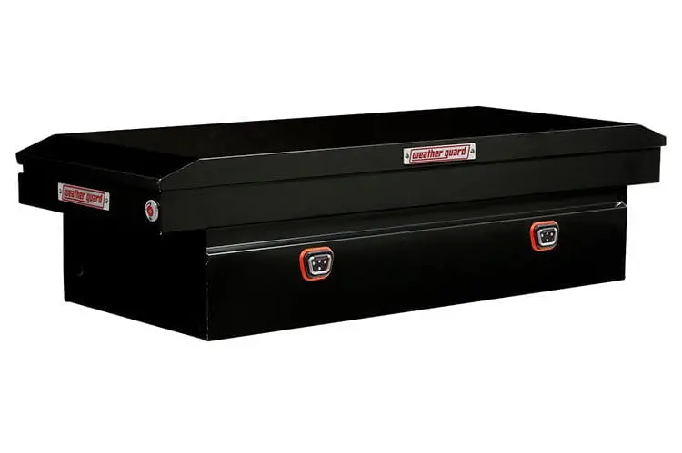 Weather Guard 116-5-04 Dodge Ram 2500/3500 2018-2023 Saddle Box Steel Full Extra Wide Gloss Black 1