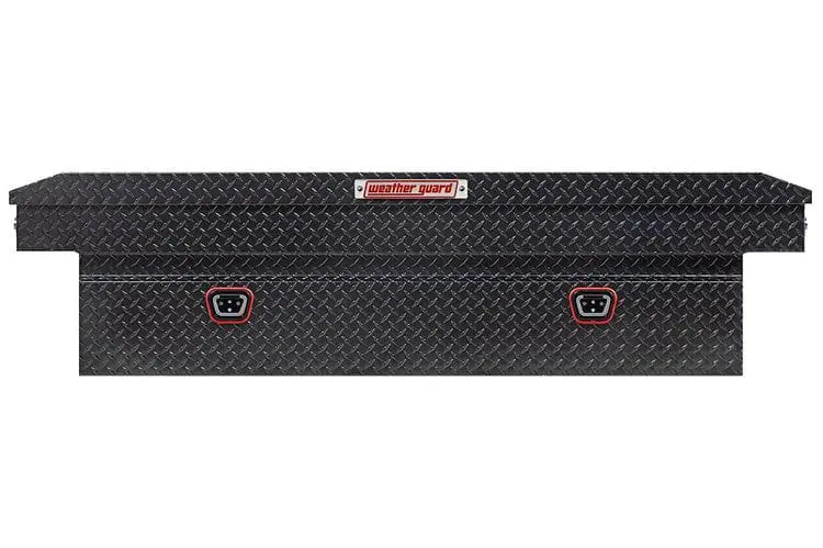 Weather Guard 117-6-04 Chevy Silverado 2500/3500 Hd 2018-2025 Saddle Box Aluminum Full Extra Wide Gunmetal Gray 1
