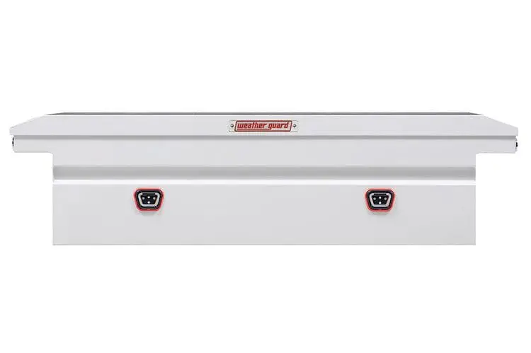 Weather Guard 120-3-04 Chevy Silverado 2500/3500 Hd 2018-2025 Saddle Box Steel Full Low Profile White 1