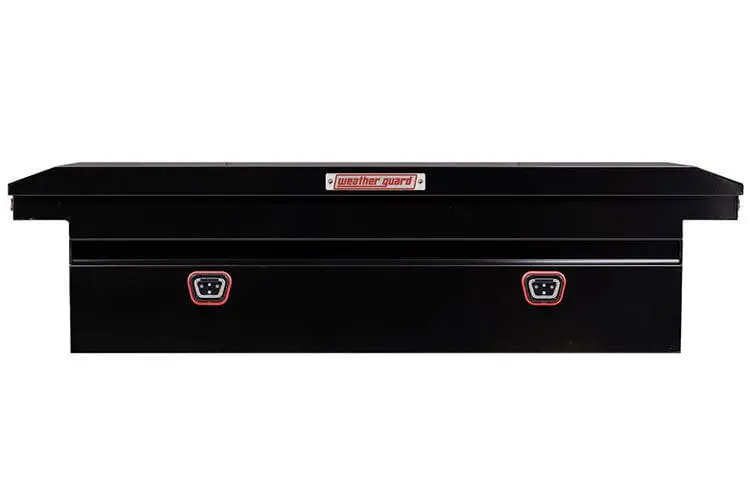 Weather Guard 120-5-04 Chevy Silverado 2500/3500 Hd 2018-2025 Saddle Box Steel Full Low Profile Gloss Black 2