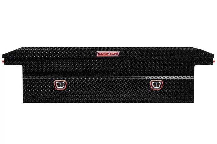 Weather Guard 121-5-04 Gmc Sierra 2500/3500 Hd 2018-2025 Saddle Box Aluminum Full Low Profile Gloss Black 2
