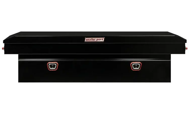 Weather Guard 126-5-04 Chevy Silverado 2500/3500 Hd 2018-2025 Saddle Box Steel Full Standard Gloss Black 2