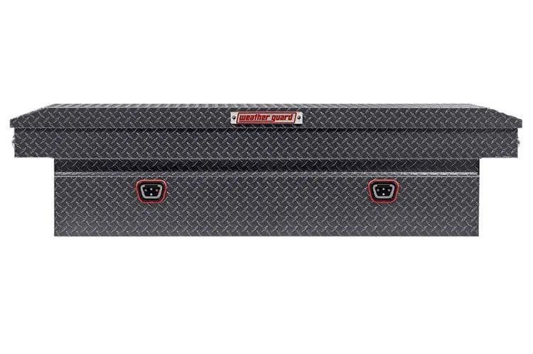 Weather Guard 127-6-04 Ford F250/F350 Superduty 2018-2023 Saddle Box Aluminum Full Standard Gunmetal Gray 2