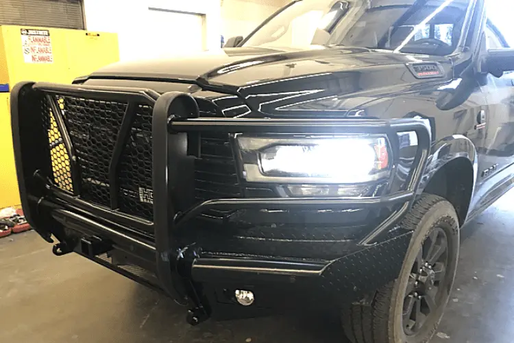 Westin 58-31195 Dodge Ram 2500/3500 2019-2025 Hdx Bandit Front Bumper Non-Winch Black Finish 1