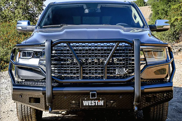 Westin 58-31195 Dodge Ram 2500/3500 2019-2025 Hdx Bandit Front Bumper Non-Winch Black Finish 2