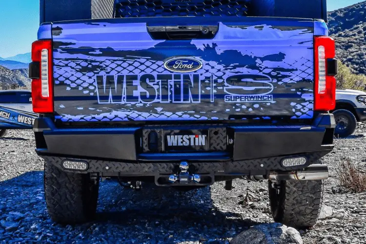 Westin 58-341205 Ford F250/F350 Superduty 2023-2026 Hdx Bandit Rear Bumper Black Finish 1