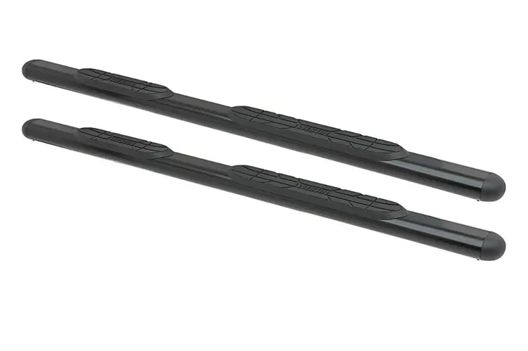 Westin Premier 4" Oval Nerf Bars Black Steel 22-5045 2004-2014 Chevy Silverado 2500Hd/3500Hd 1